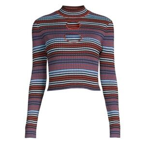 MADDEN NYC Cut Out Sweater